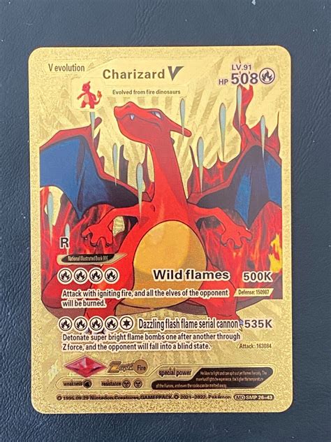 charizard v gold card price